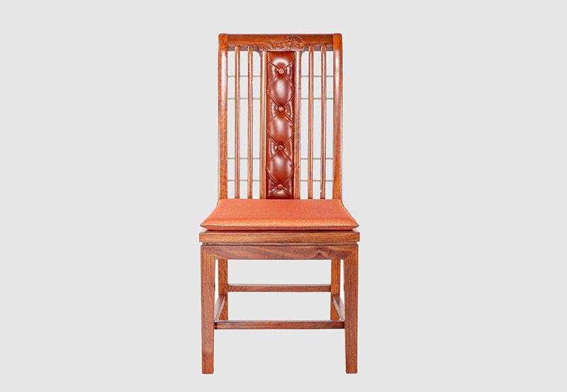 北海芙蓉榭中式实木餐椅效果图