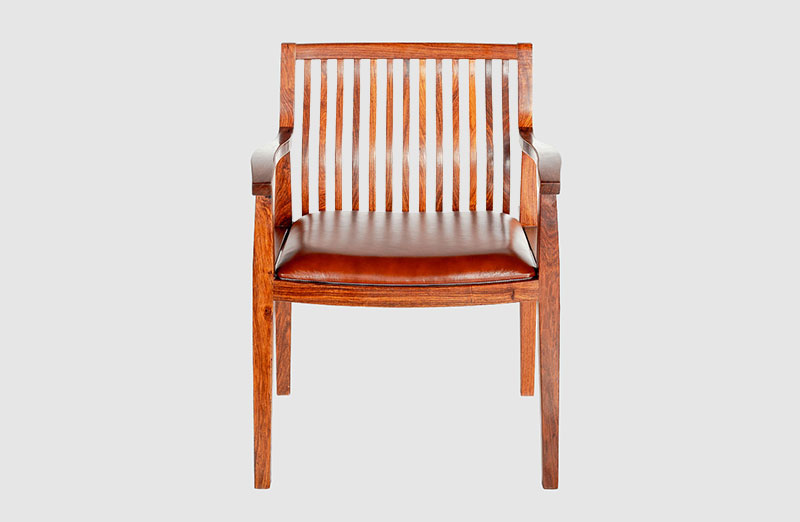 北海中式实木大方椅家具效果图