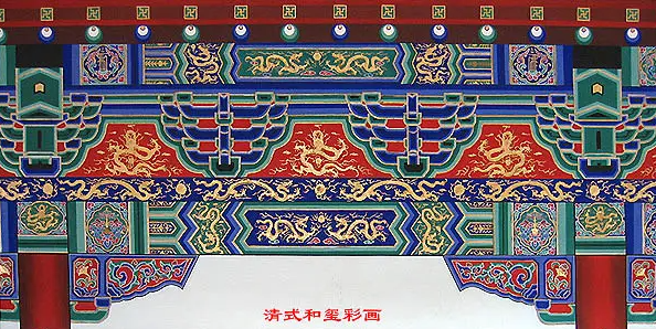 北海中国建筑彩画装饰图案
